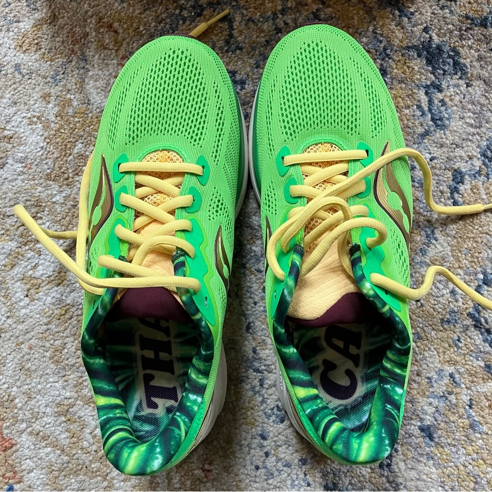 NIB Limited Edition Saucony Ride 14 - Green Bean Casserole